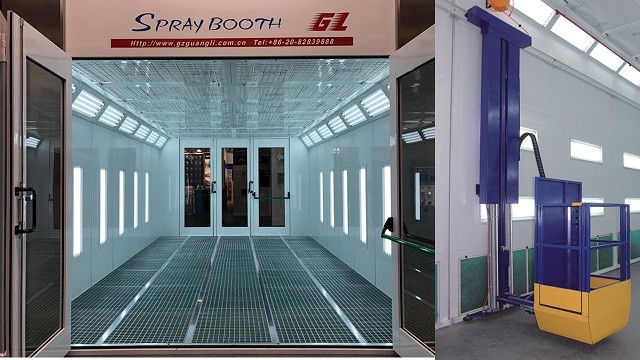 Industry spray booths